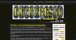 Desktop Screenshot of dctyres.co.za