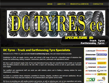 Tablet Screenshot of dctyres.co.za
